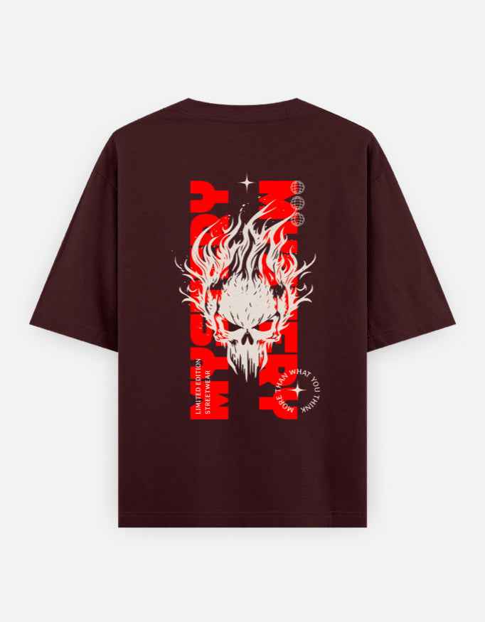 Mystery Skull Oversized T-Shirt for Unisex Classic Style - By Reeffin Store