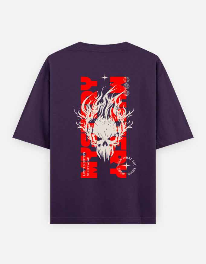 Mystery Skull Oversized T-Shirt for Unisex Classic Style - By Reeffin Store
