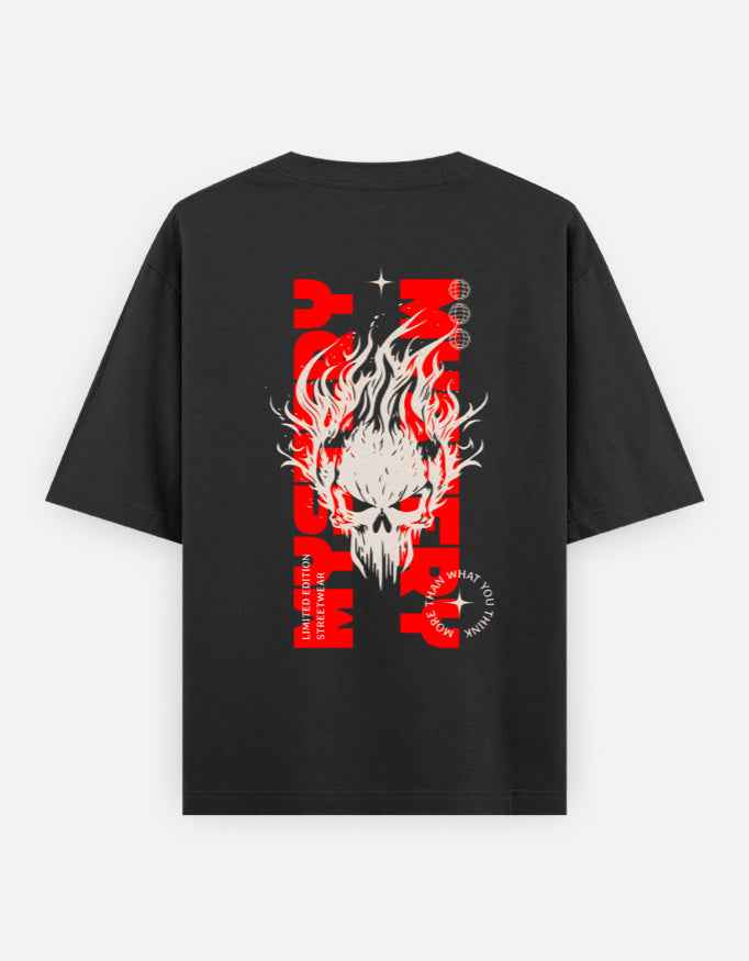 Mystery Skull Oversized T-Shirt for Unisex Classic Style - By Reeffin Store