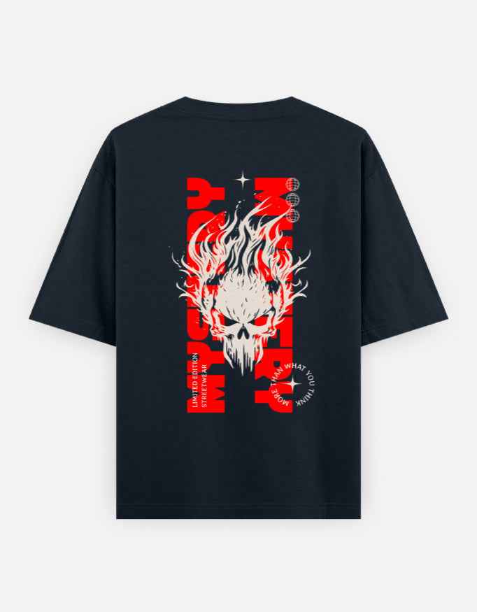 Mystery Skull Oversized T-Shirt for Unisex Classic Style - By Reeffin Store