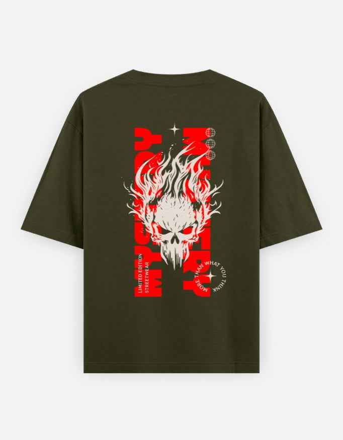 Mystery Skull Oversized T-Shirt for Unisex Classic Style - By Reeffin Store
