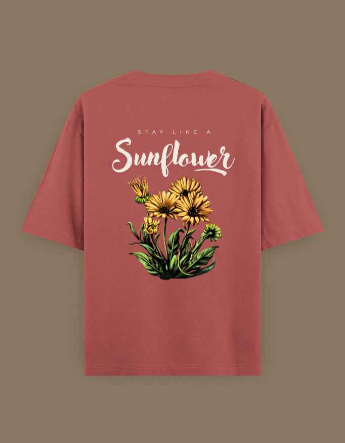 Sunflower Oversized T-Shirt for Ultimate Comfort and Style - By Reeffin Store