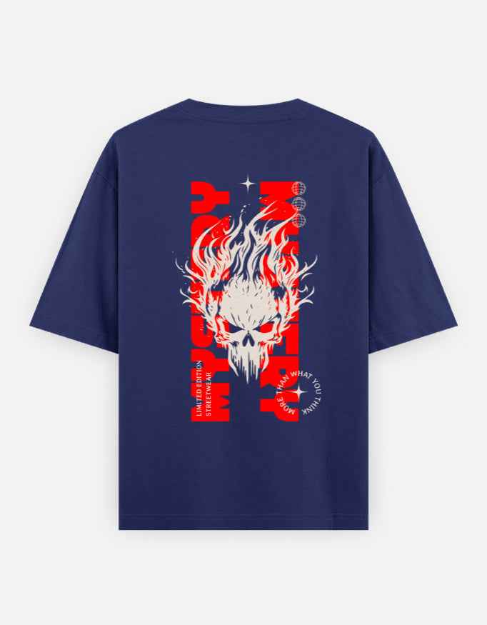 Mystery Skull Oversized T-Shirt for Unisex Classic Style - By Reeffin Store