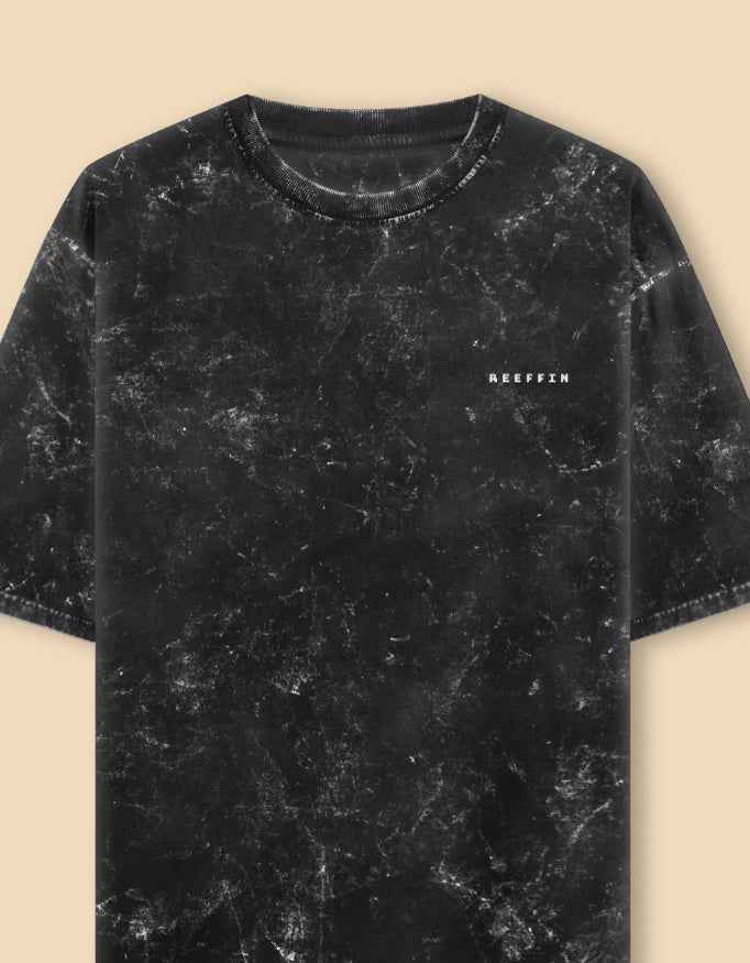 Burning Soul Acid Washed Oversized Tee - By Reeffin Store