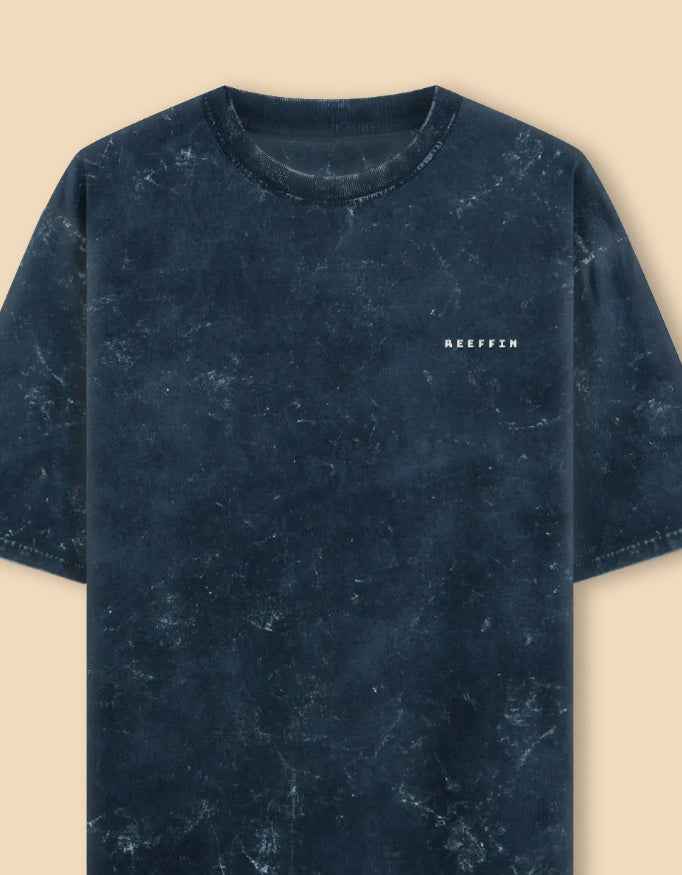 Burning Soul Acid Washed Oversized Tee - By Reeffin Store