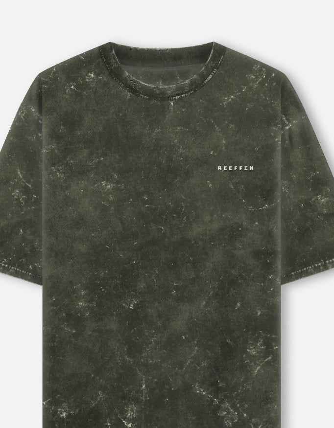 WOLF EDITION Oversized Tee for Trendy Comfort with Acid Wash - By Reeffin Store